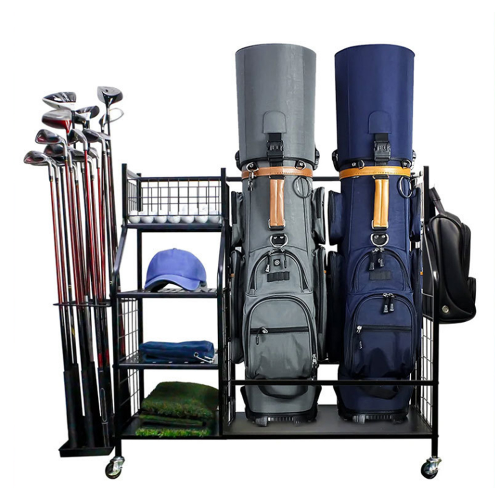 Golf Equipment Garage Organizer - Гаражный органайзер для хранения сумок для