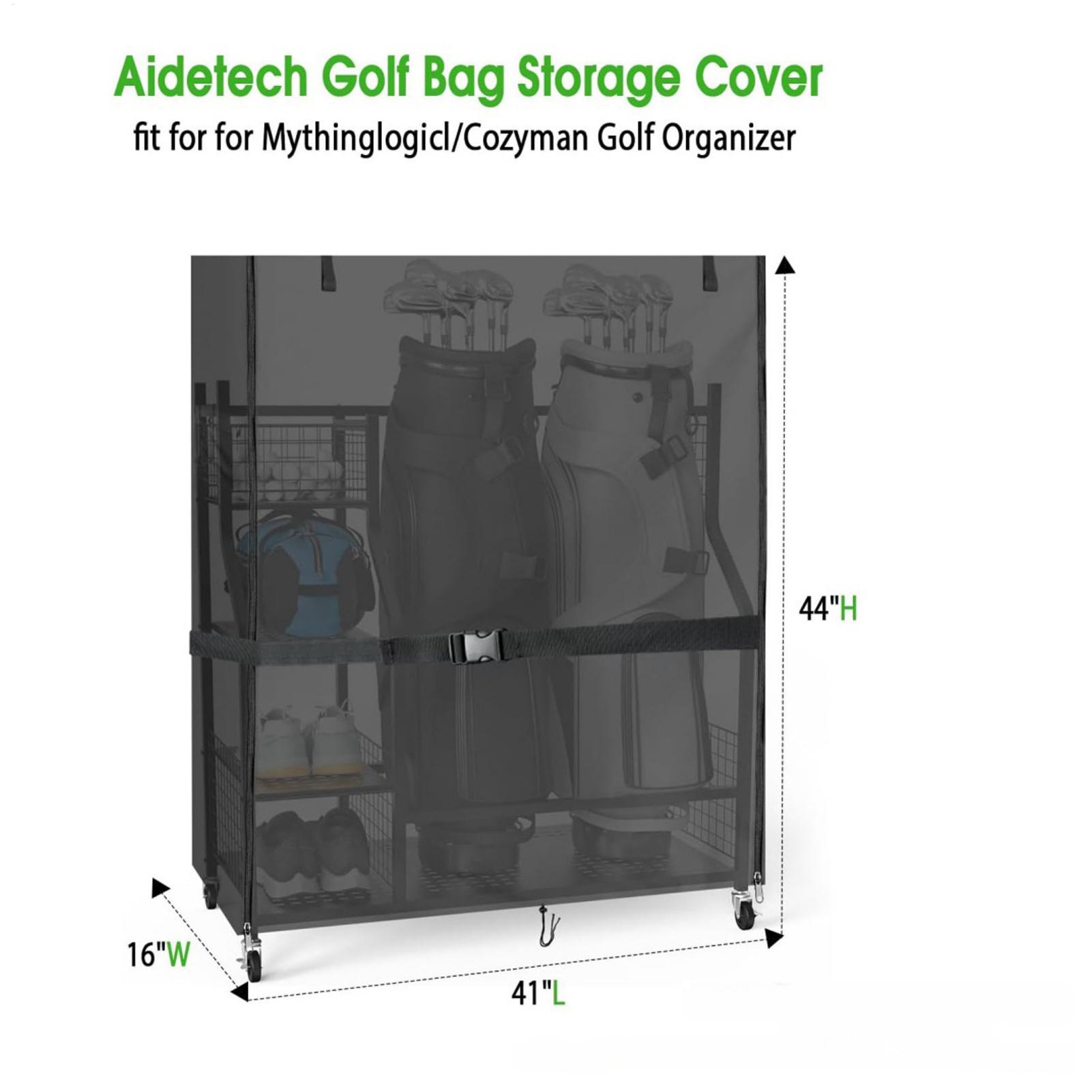 Golf Equipment Garage Organizer - Чехол-подставка для гольф-сумки из Оксфорда, пыле-