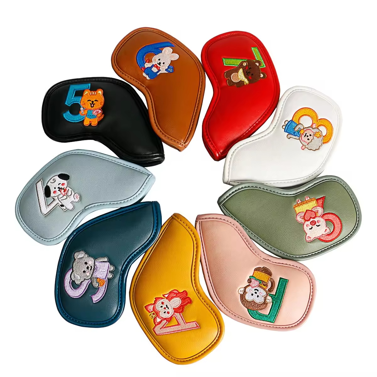 Набор из 9 милых чехлов для го – обзор и цена Headcover Driver